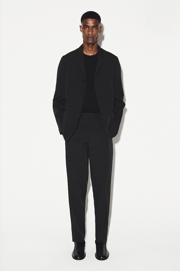 スリム アンストラクチャード ツイルブレザー